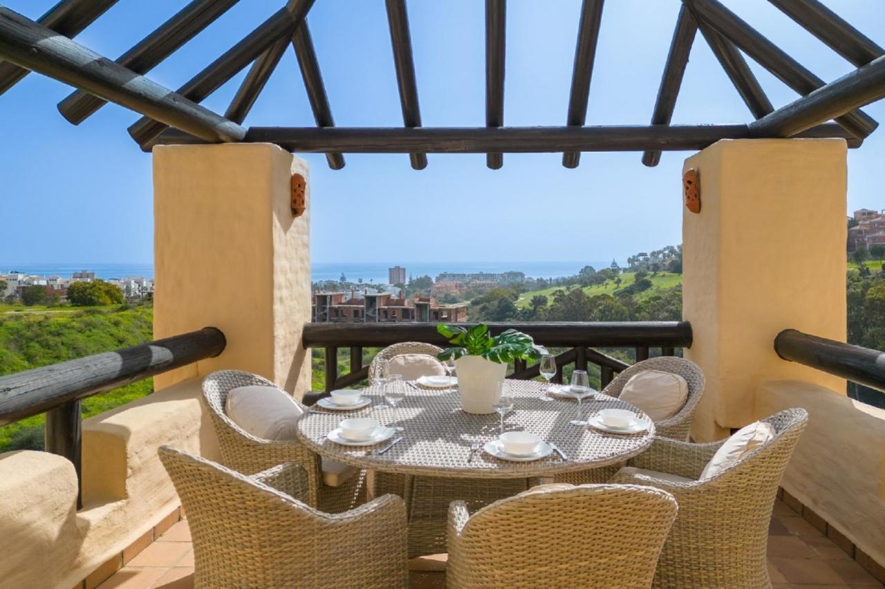 15 First Line Penthouse With Wonderful Seaview Near Duquesa Golf Manilva Andalucia Appartement Buitenkant foto