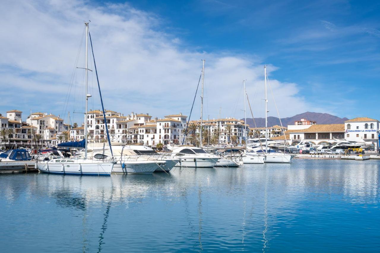 15 First Line Penthouse With Wonderful Seaview Near Duquesa Golf Manilva Andalucia Appartement Buitenkant foto